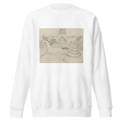 Zeichnung ‘mit Grüner Dame’ by Wassily Kandinsky Sweatshirt