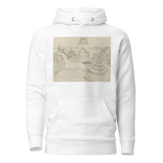 Zeichnung ‘mit Grüner Dame’ by Wassily Kandinsky Hoodie