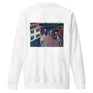 Murnau – View from the window of the Griesbräu by Wassily Kandinsky Sweatshirt