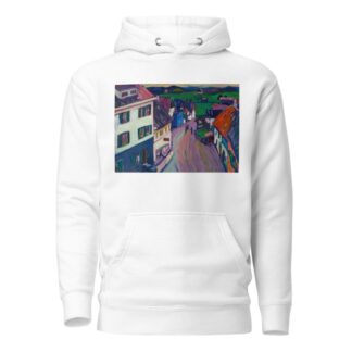Murnau – View from the window of the Griesbräu by Wassily Kandinsky Hoodie