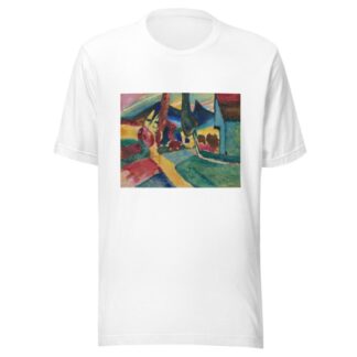 Landscape with Two Poplars by Wassily Kandinsky T-Shirt