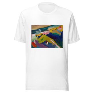 Murnau – Mountain landscape with church by Wassily Kandinsky T-Shirt