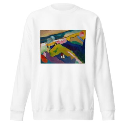 Murnau – Mountain landscape with church by Wassily Kandinsky Sweatshirt