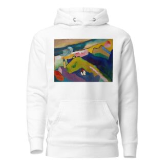 Murnau – Mountain landscape with church by Wassily Kandinsky Hoodie