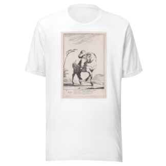 Plate 18; Cacasenno on horseback by Giuseppe Maria Crespi T-Shirt