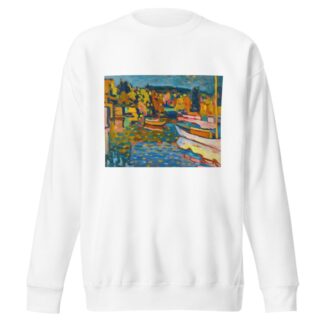 Study For Autumn Landscape With Boats by Wassily Kandinsky Sweatshirt