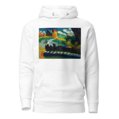 Railway near Murnau by Wassily Kandinsky Hoodie