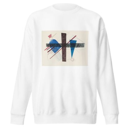 Blau in Rund und Spitz by Wassily Kandinsky Sweatshirt