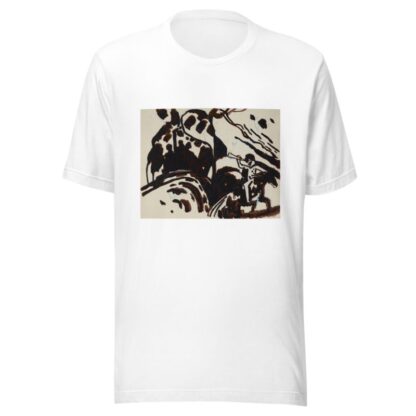 Landscape with a trumpet-blowing rider by Wassily Kandinsky T-Shirt