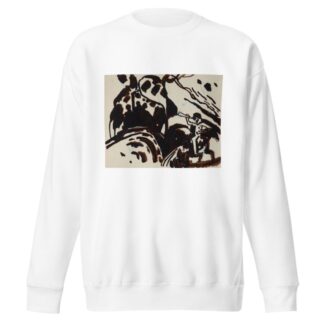 Landscape with a trumpet-blowing rider by Wassily Kandinsky Sweatshirt