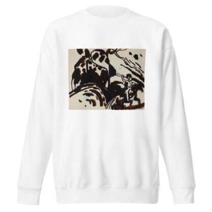 Landscape with a trumpet-blowing rider by Wassily Kandinsky Sweatshirt