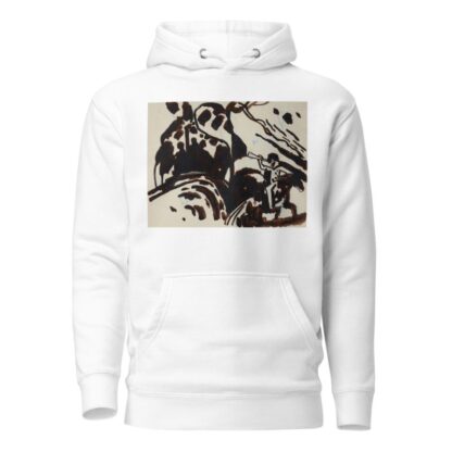 Landscape with a trumpet-blowing rider by Wassily Kandinsky Hoodie