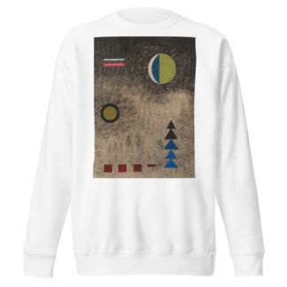 Im lockeren Schwarz by Wassily Kandinsky Sweatshirt