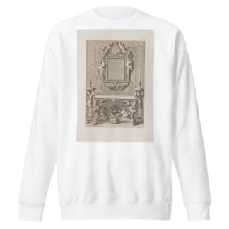 Design for table, two candlesticks, and mirror by André-Charles Boulle Sweatshirt