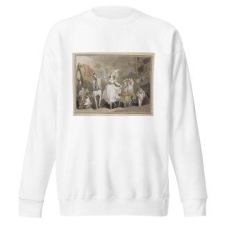 A French family by Thomas Rowlandson Sweatshirt