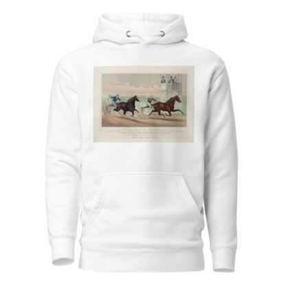 A third heat in two sixteen!!; Judge Fullerton and Goldsmith Maid in their great trot at East Saginaw, Mich. July 16th. 1874 by John Cameron Hoodie