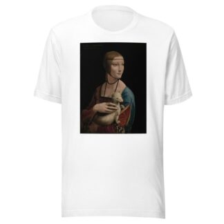 Lady with an Ermine – Portrait of Cecilia Gallerani by Leonardo da Vinci T-Shirt