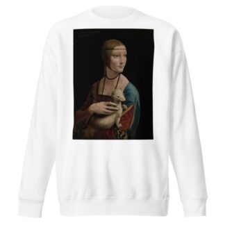 Lady with an Ermine – Portrait of Cecilia Gallerani by Leonardo da Vinci Sweatshirt