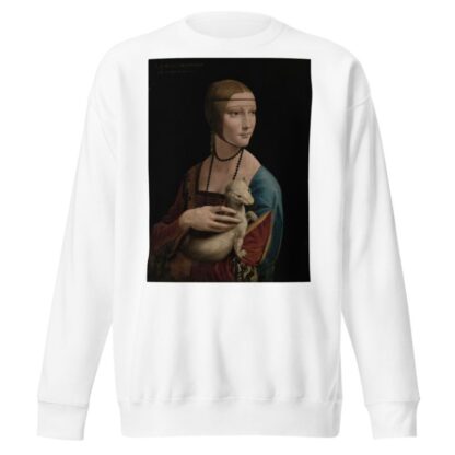 Lady with an Ermine – Portrait of Cecilia Gallerani by Leonardo da Vinci Sweatshirt
