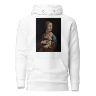 Lady with an Ermine – Portrait of Cecilia Gallerani by Leonardo da Vinci Hoodie
