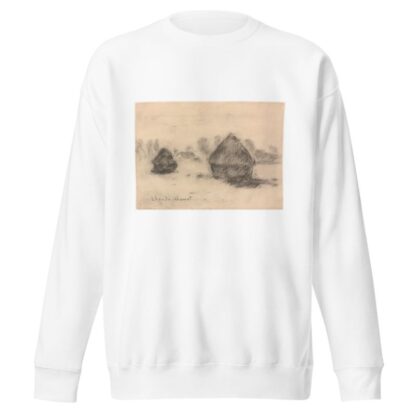 Stacks of Wheat by Claude Monet Sweatshirt