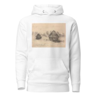 Stacks of Wheat by Claude Monet Hoodie
