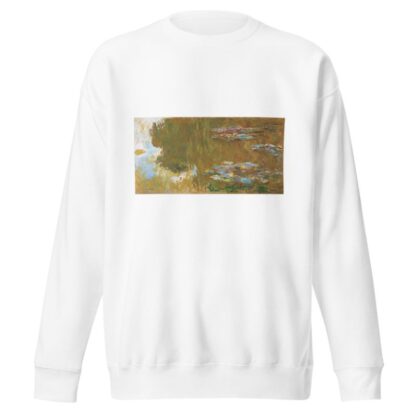The Water Lily Pond, c. 1917-19 by Claude Monet Sweatshirt