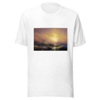 The Ninth Wave by Ivan Konstantinovich Aivazovsky T-Shirt