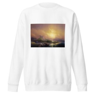 The Ninth Wave by Ivan Konstantinovich Aivazovsky Sweatshirt
