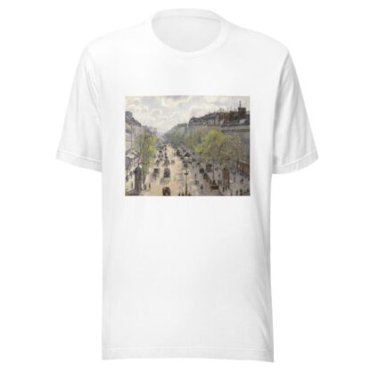 Boulevard Montmartre, Spring by Camille Pissarro T-Shirt