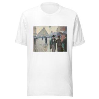 Paris Street; Rainy Day by Gustave Caillebotte T-Shirt
