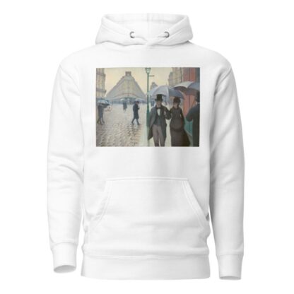 Paris Street; Rainy Day by Gustave Caillebotte Hoodie