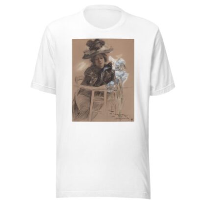 Seated Lady with Elegant Hat by Joseph Christian Leyendecker T-Shirt