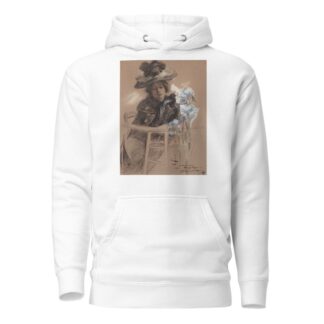 Seated Lady with Elegant Hat by Joseph Christian Leyendecker Hoodie