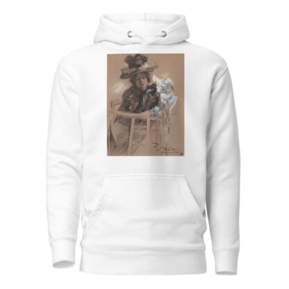 Seated Lady with Elegant Hat by Joseph Christian Leyendecker Hoodie