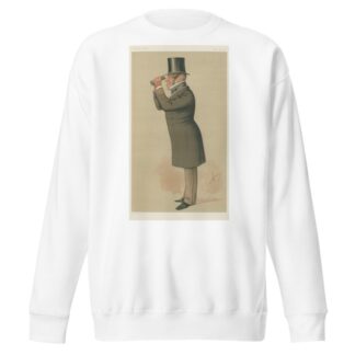 Turf Devotees; ‘G. P.’, Mr. George Payne, September 18, 1875 by Carlo Pellegrini Sweatshirt