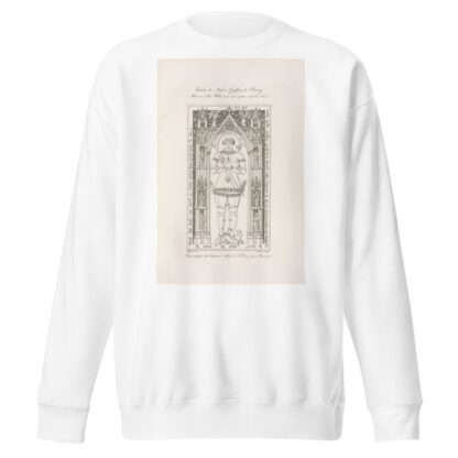 Tombe de messire Geoffroy de Charney. by Nicolas Xavier Willemin Sweatshirt