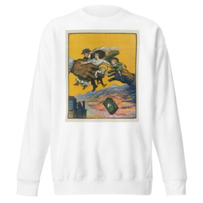 The tug of war by Frank Arthur Nankivell Sweatshirt