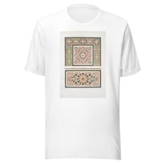 Mosquée d’El-Bordeyny; détails de mosaïques murales by Émile Prisse d'Avennes T-Shirt