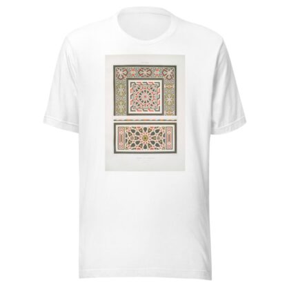 Mosquée d’El-Bordeyny; détails de mosaïques murales by Émile Prisse d'Avennes T-Shirt