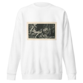 Psyché prosí Amora by Max Klinger Sweatshirt