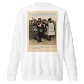 Robert Macaire libraire by Honoré Daumier Sweatshirt