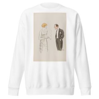 un personnage masculin et un personnage féminin by Georges Goursat (Sem) Sweatshirt