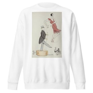 L’abbé Mugnier et Boni de Castellane dansant au son du banjo by Georges Goursat (Sem) Sweatshirt