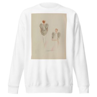 Boléro gris clair avec empiècement de fourrure by Jeannette Sweatshirt
