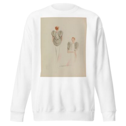 Boléro gris clair avec empiècement de fourrure by Jeannette Sweatshirt
