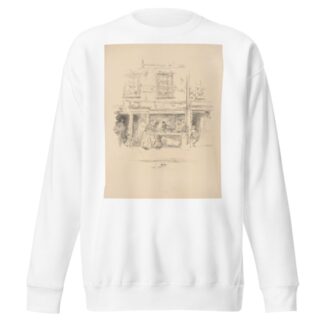 Maunder’s Fish-Shop, Chelsea by James Abbott McNeill Whistler Sweatshirt