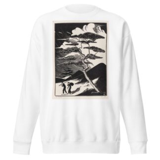 Duinpan met twee figuren by Bernard Essers Sweatshirt
