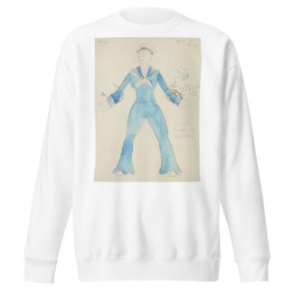 Up We Go: Popeye by Charles Hawkins Sweatshirt