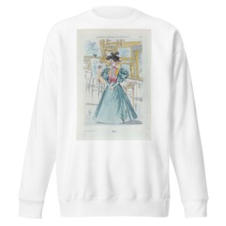 1895 [Women’s fashion in nineteenth-century Paris] by Henri Boutet Sweatshirt
